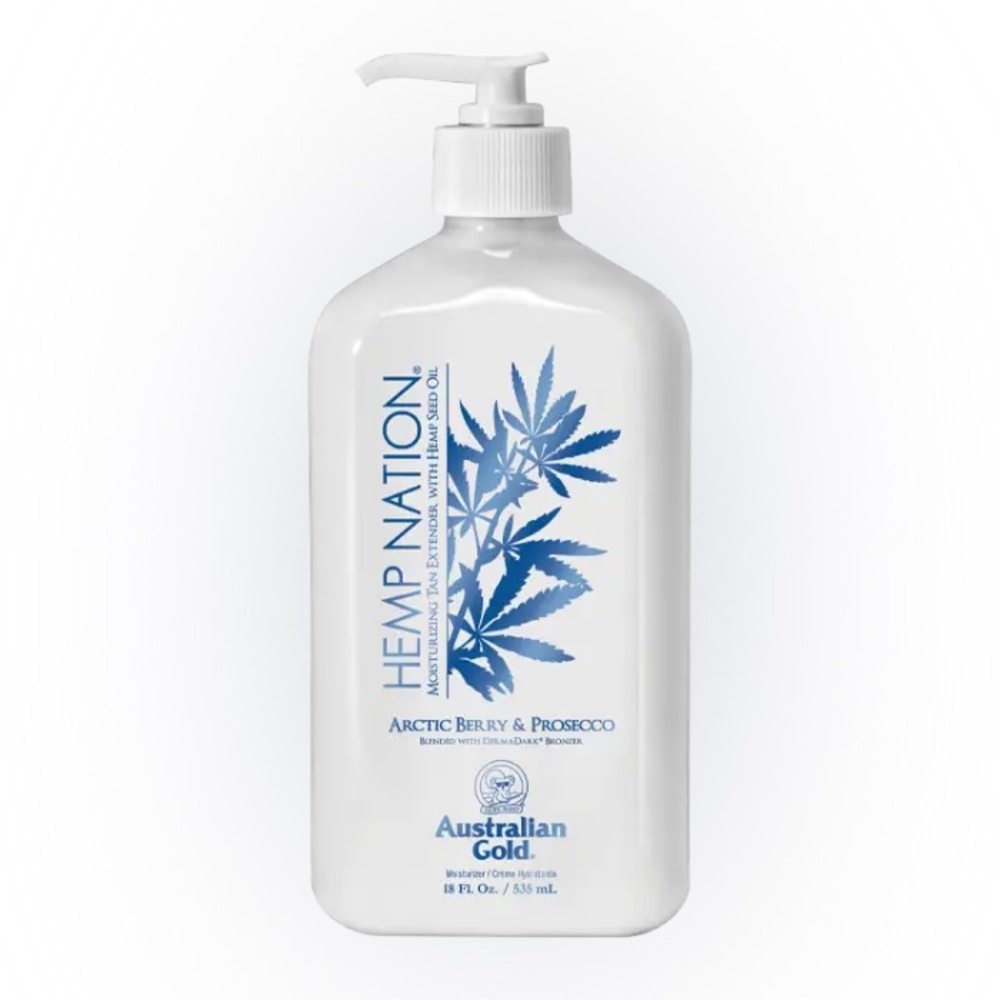Australian Gold Hemp Nation Arctic Berry Prosecco Tan Extender 18oz